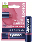 LIPOSAN CARING BEAUTY LIP & CHEEK 3IN1 NUDE PINK  4.8gr