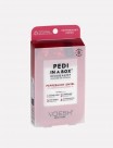 VOESH PEDI IN A BOX DELUXE 4 STEP PEPPERMINT SWIRL 4TMX